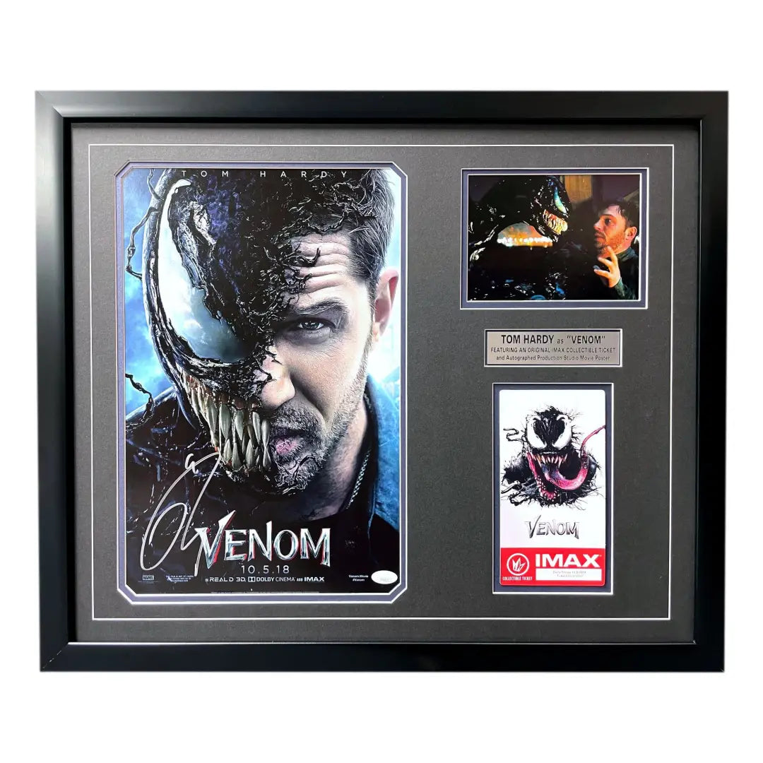 Venom Tom hardy IMAX authentic ticket autographed  JSA COA